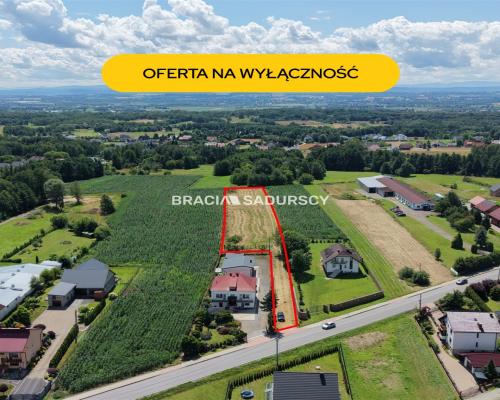 Działka z projektem na 5 bliźniaków