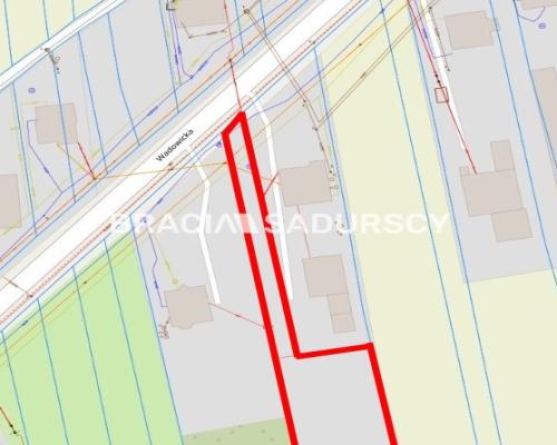 Działka z projektem na 5 bliźniaków