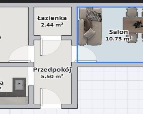 Idealne 2 pokoje 1 piętro 51m2