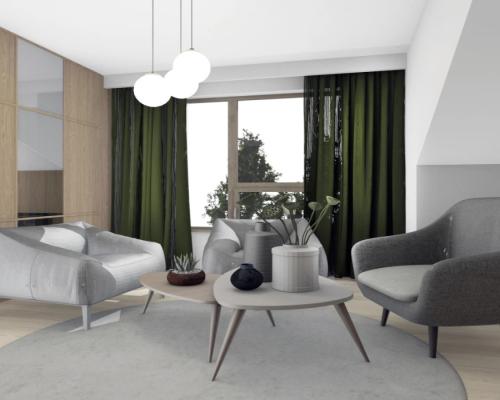 Apartament z antresolą