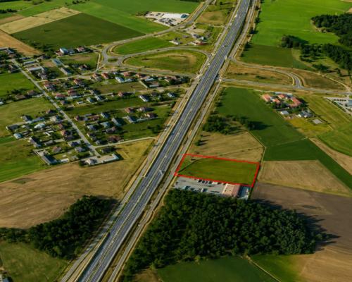 Działka inwestycyjna przy S8