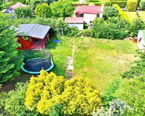 Działka Rod Wieniec Zalesie 380 m2,domek drewniany