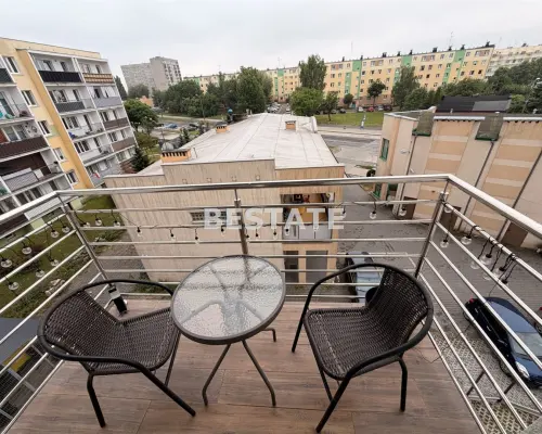Nowoczesny apartament 48m2 z dwoma balkonami