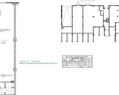 Lokale użytkowe od 109m2 do 179m2
