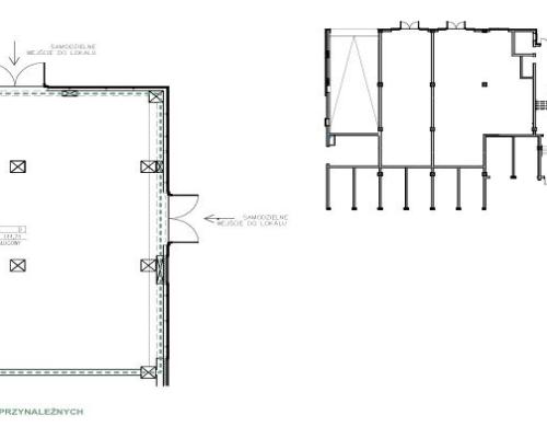 Lokale użytkowe od 109m2 do 179m2