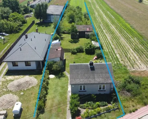 Dom 50 m2  na działce w m. Babilon gm. Lipsko.
