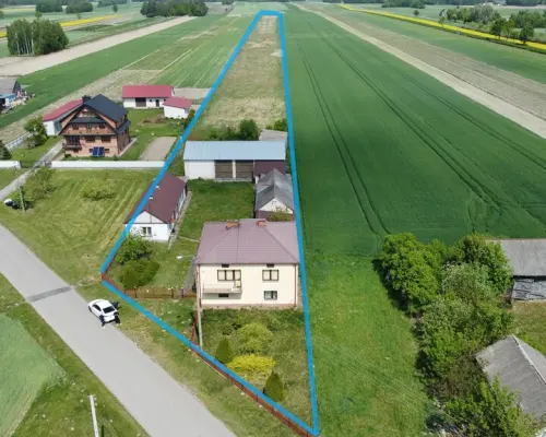 Dom na działce w Stefanowie gm. Przyłęk /zwoleński