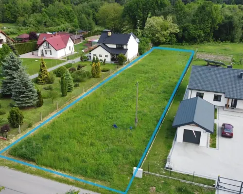 Działka budowlana 2000 m2 w Bronowicach gm. Puławy