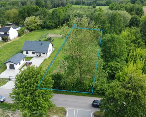 Działka budowlana 2000 m2 w Bronowicach gm. Puławy