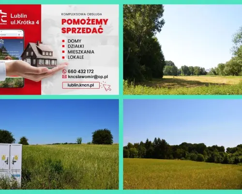 Działka rolno-budow. z szybkim dojazdem do Lublina