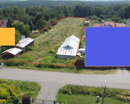 Działka z MPZP 0,54 ha w Bronowicach gm. Puławy..