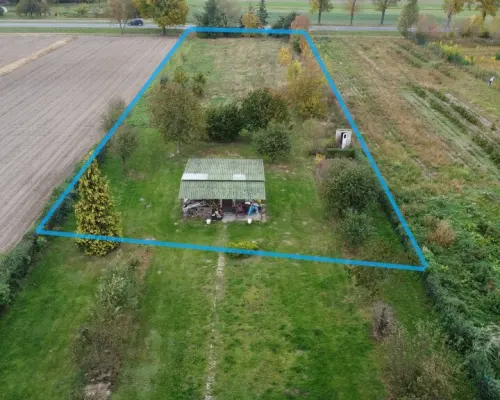 Działka 4017 m2 budowlana Leokadiów gm. Puławy.