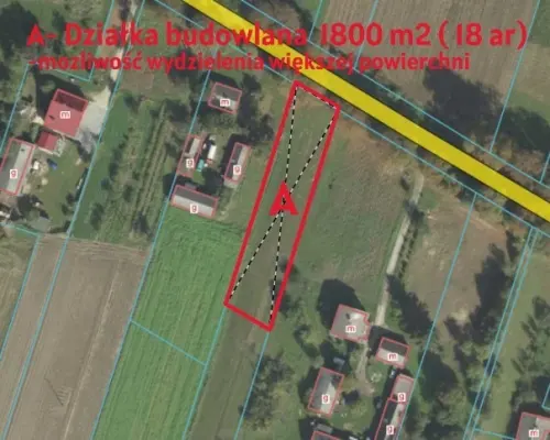 Działka budowlana Stoczek Kolonia 18ar lub więcej