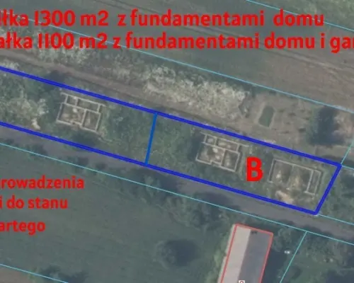 Działka budowlana 13a Charlęż g. Spiczyn (budowa)