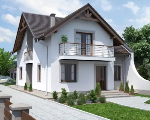 Dom w stanie surowym 157m2  Charlęż g. Spiczyn