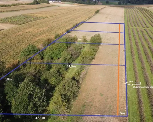 Działka, Motycz, 8.5ar, budownictwo jednorodzinne
