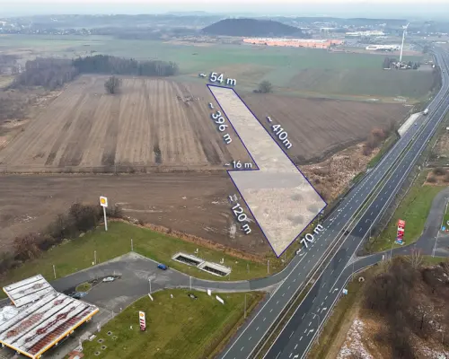 Poczesna, ul. Warszawska | Działka inwestycyjna