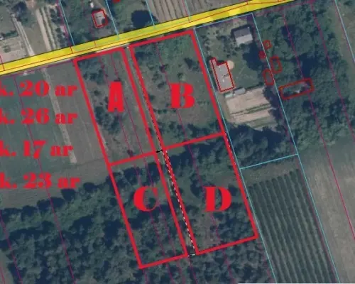 Działka budowlana ok.20 ar Gołąb g. Michów