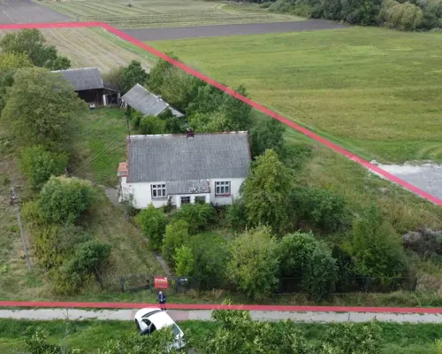 Dom na działce 8771 m2 przy DK7 blisko Radomia.