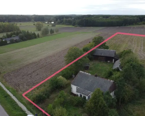 Dom na działce 8771 m2 przy DK7 blisko Radomia.