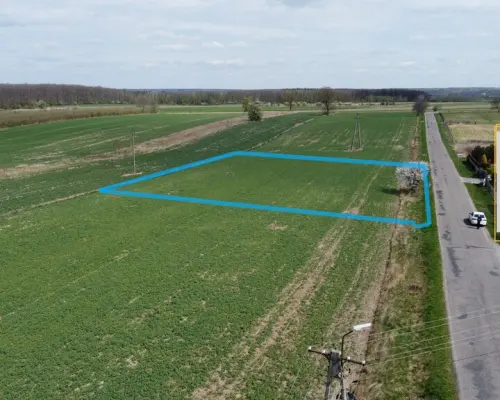Wojszyn - działka budowlana 3163 m² z MPZP