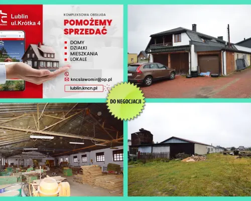 Hala produkcyjno-warsztatowa/magazyn blisko Lublin