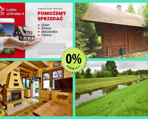 Domek letni na Pojezierzu Łęczyńsko-Włodawskim.