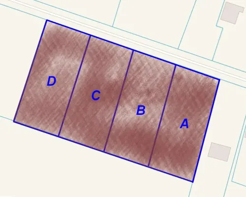 4 działki bud. pod pod zabudowę jednorodzinną MN