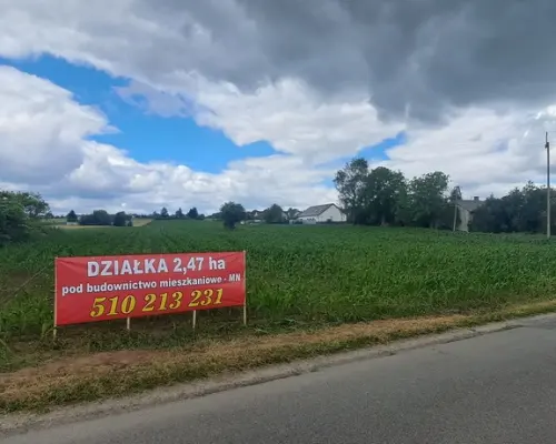 Krępiec k/ Lublina. Atrakcyjna działka budowlana!!