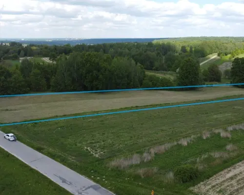 Działka 8713 m2 (piękny widok) w Kazimierzy Dolnym