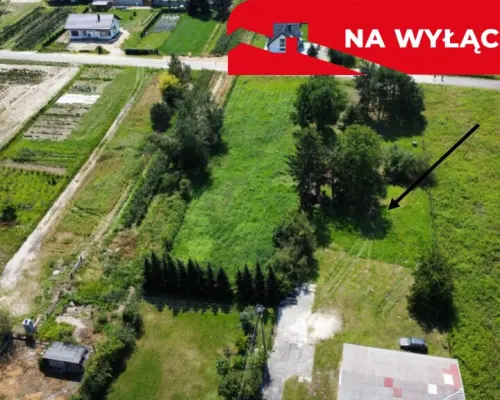 Działka 1842 m2 w centrum Końskowoli gm. Puławy.