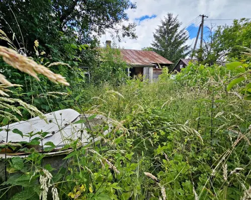 Atrakcyjna działka z domem - Zalesie gm. Niemce