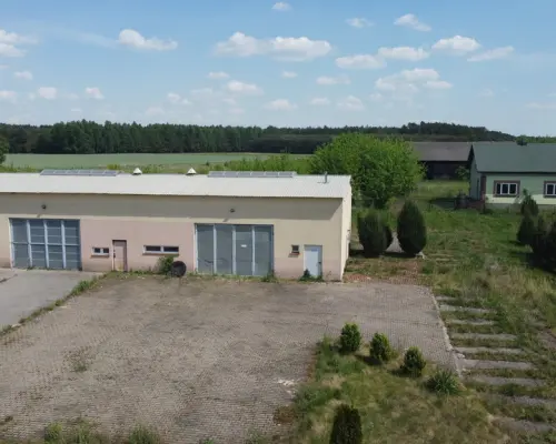Hala produkcyjno-warsztatowa 209 m kw. gm. Przyłęk