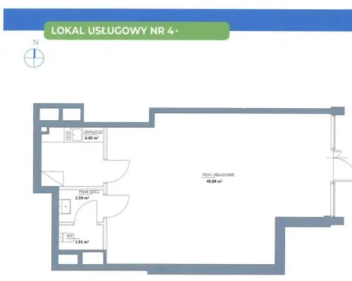 Na wynajem lokal usługowy, boczna Grabiszyńskiej