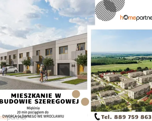 Mieszkanie w szeregu! OKAZYJNA CENA!