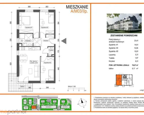 MIESZKANIE Z BALKONEM PRZY PARKU