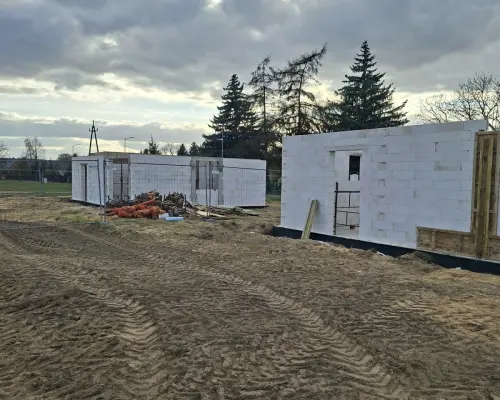 Nowy dom 100 m² | Sucha Górna k. Polkowic | garaż