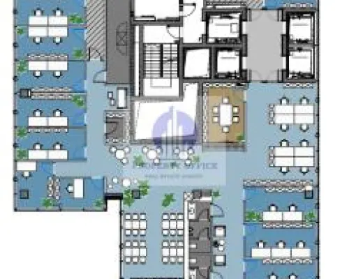 Wola: lokal biurowy o pow. 1008 m2 do wynajęcia