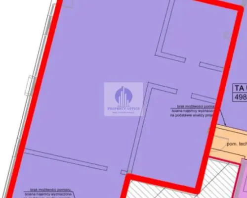Ursynów : lokal handlowo-usługowy 129,37m2 do wynajęcia