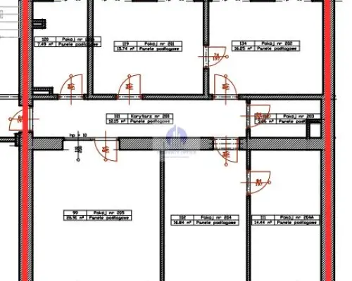 Mokotów: lokal biurowy 113,48 m2 do wynajęcia