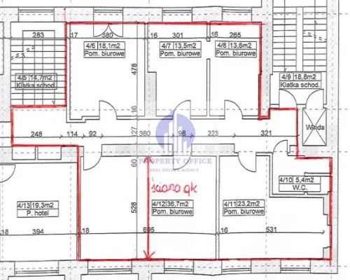 Ochota: lokal biurowy 130m2 do wynajęcia