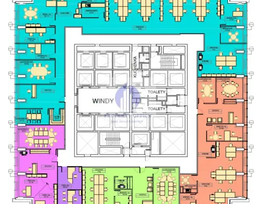 Śródmieście: lokal biurowy 121m2 do wynajęcia