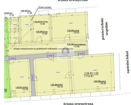 Śródmieście : lokal biurowy 112,41m2 do wynajęcia