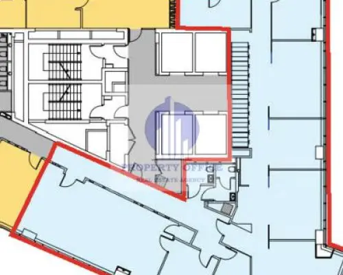 Śródmieście: lokal biurowy 403,49m2 do podnajmu