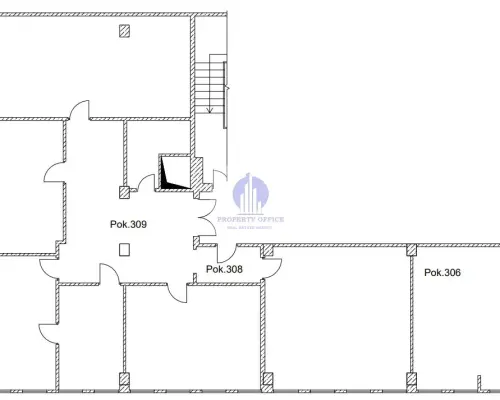 Śródmieście: lokal biurowy 249,40m2 do wynajęcia