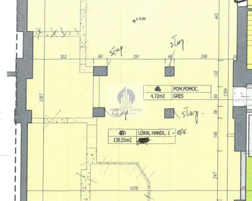 Wola: lokal handlowo-usługowy 135,28 m2 do wynajęcia