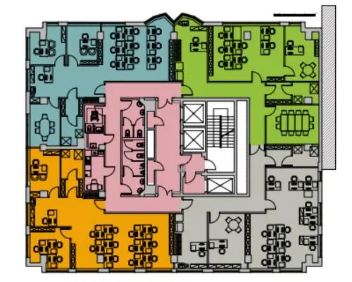 Mokotów : lokal biurowy 388,46m2 do wynajęcia