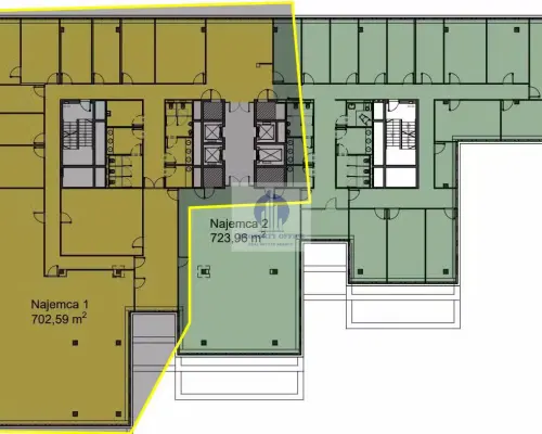 Wola: lokal biurowy 703m2 do wynajęcia