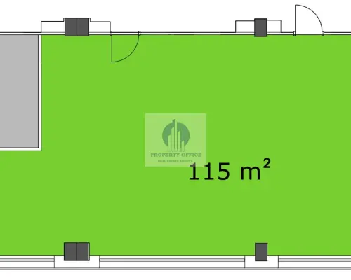 Włochy: lokal biurowy 126,50 m2 do wynajęcia
