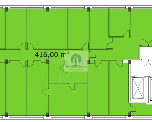 Włochy: lokal biurowy 457,60 m2 do wynajęcia